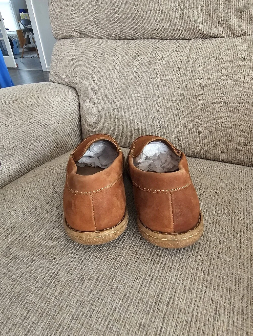 Børn Leather Slip-On Loafers Size 10.5